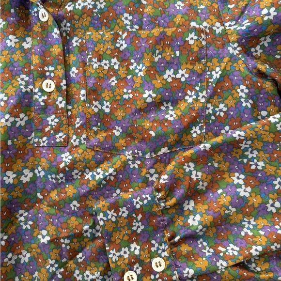 A.P.C. 100% Silk Floral Blouse EU34 - Picture 5 of 6